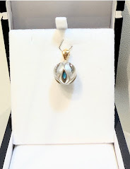Pendentif en or 18 cts avec une perle «Galatea» «BIG»