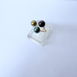 Bague en or 18 cts «Trio»